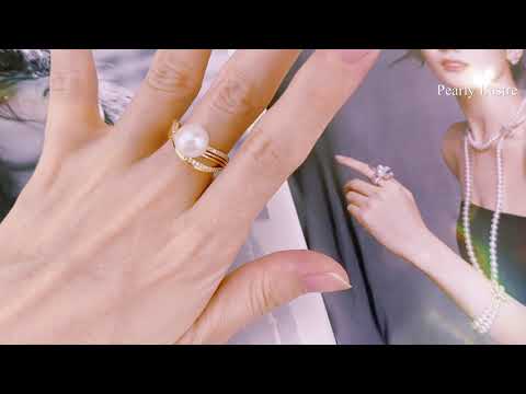 Pearly Lustre Elegant Freshwater Pearl Ring WR00035 Product Video
