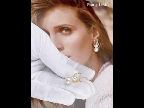 Pearly Lustre New Yorker Freshwater Pearl Earrings WE00112 Product Video