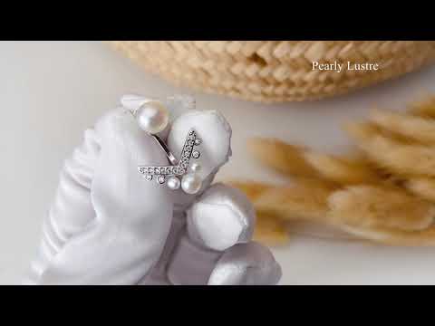 Pearly Lustre Elegant Freshwater Pearl Earrings WE00058 Product Video