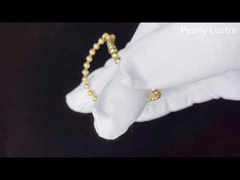 Elegante braccialetto di perle d'acqua dolce WB00069