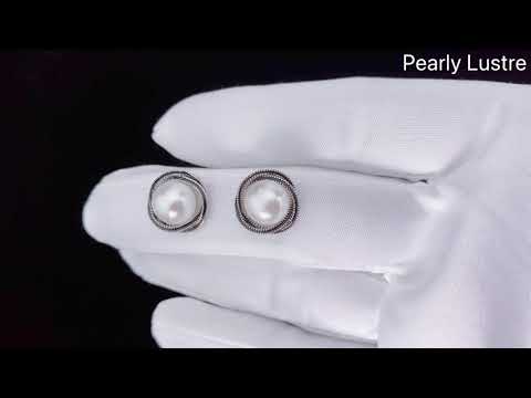 Boucles d'Oreilles Perles d'Eau Douce New Yorker WE00188