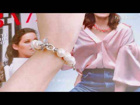 Pearly Lustre Elegant Freshwater Pearl Bracelet WB00013 Product Video