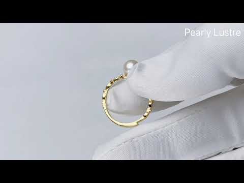 New Yorker Freshwater Pearl Ring WR00104