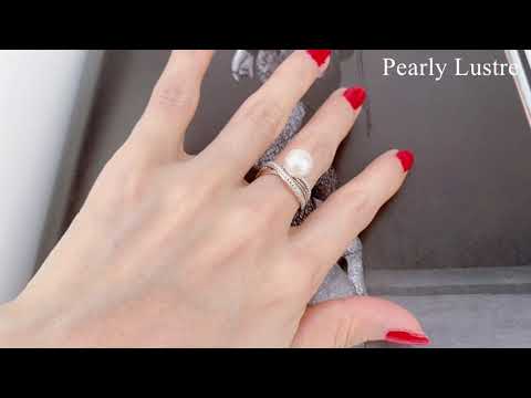 Pearly Lustre Elegant Freshwater Pearl Ring WR00070 Product Video