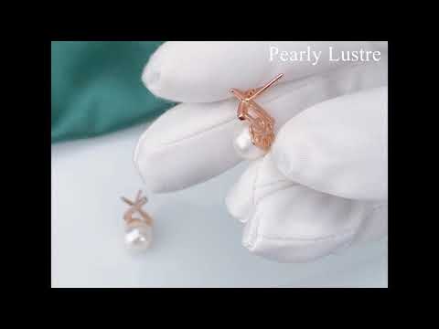 Pearly Lustre New Yorker Freshwater Pearl Earrings WE00151 Product Video