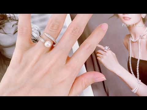 Pearly Lustre Elegant Freshwater Pearl Ring WR00023 Product Video