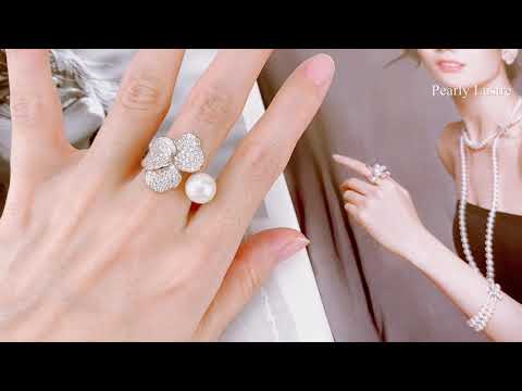 Pearly Lustre Elegant Freshwater Pearl Ring WR00036 Product Video