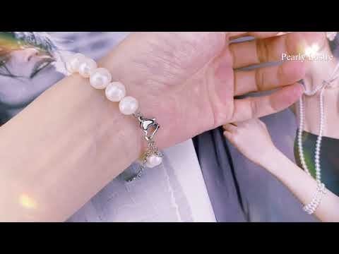 Pearly Lustre Elegant Freshwater Pearl Bracelet WB00003 Product Video