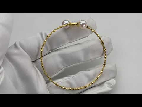 Elegante braccialetto di perle d'acqua dolce WB00145