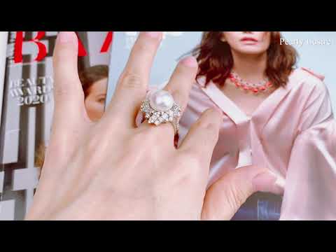 Pearly Lustre Elegant Freshwater Pearl Ring WR00004 Product Video