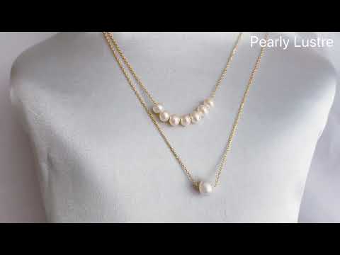 Pearly Lustre New Yorker Freshwater Pearl Necklace WN00099 Product Video