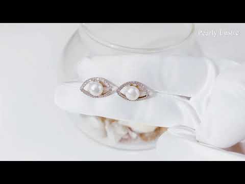 Pearly Lustre New Yorker Freshwater Pearl Earrings WE00075 Product Video