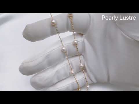 Collar de perlas de agua dulce New Yorker WN00166