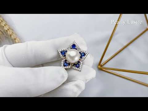 Pearly Lustre Elegant Freshwater Pearl Brooch WC00008 Product Video