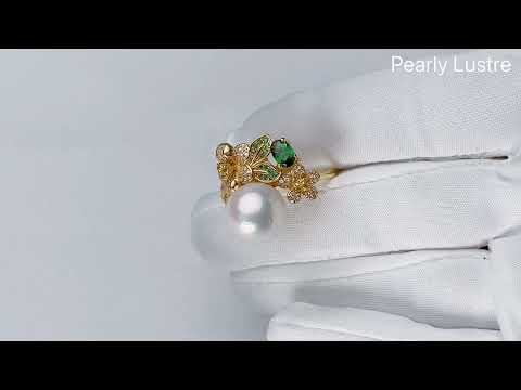 Elegante anello con perla Edison WR00105 | GIARDINI