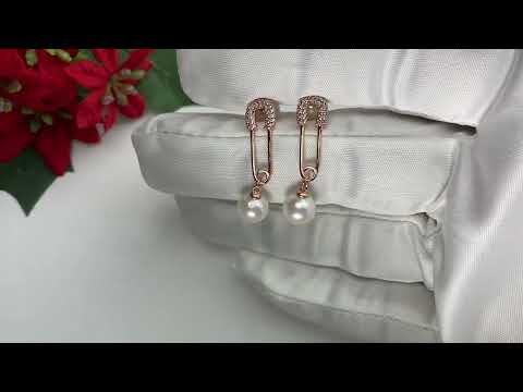 Boucles d'Oreilles Perles d'Eau Douce New Yorker WE00409