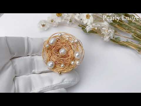 Pearly Lustre Passion for Life Freshwater Pearl Brooch WC00007 Product Video