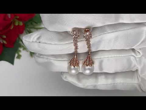 Eleganti orecchini di perle WE00516