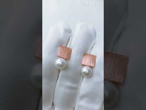 Pendientes de perlas de agua dulce New Yorker WE00458