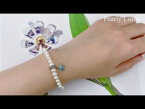 Pearly Lustre Wonderland Freshwater Pearl Bracelet WB00041 Product Video