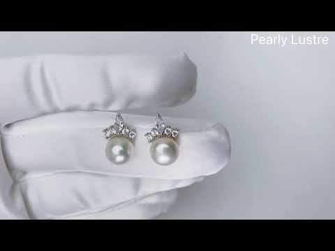 Boucles d'oreilles en perles d'eau douce du pays des merveilles WE00133