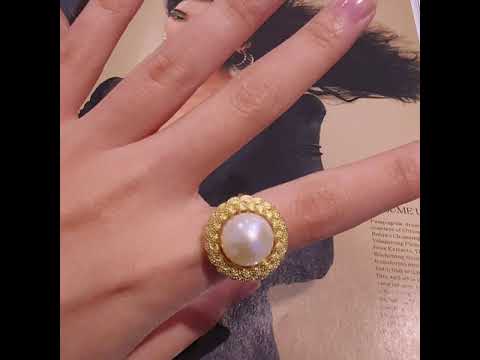 New Yorker Freshwater Pearl Ring WR00054