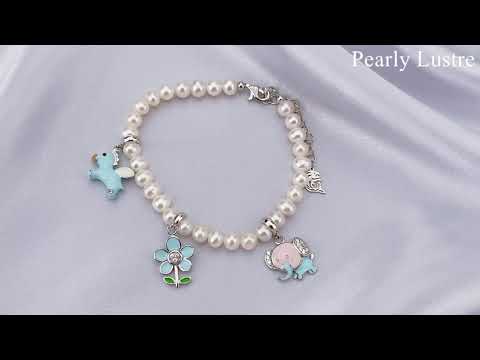 Pearly Lustre Wonderland Freshwater Pearl Bracelet WB00047 Product Video