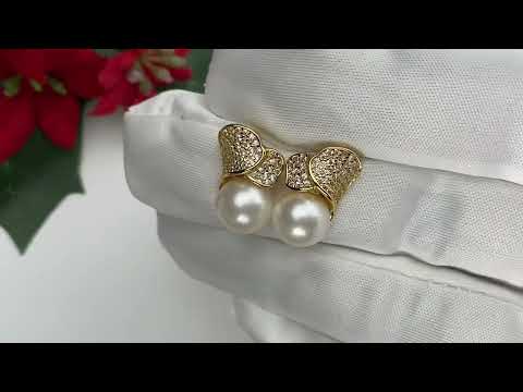 Garden City Freshwater Pearl Earrings WE00518 | Elegant Collection