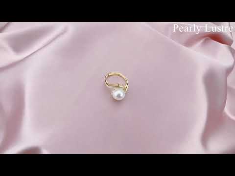 Pearly Lustre Elegant Saltwater Pearl Ring WR00073 Product Video
