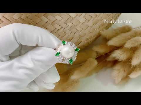 Pearly Lustre Elegant Freshwater Pearl Ring WR00040 Product Video