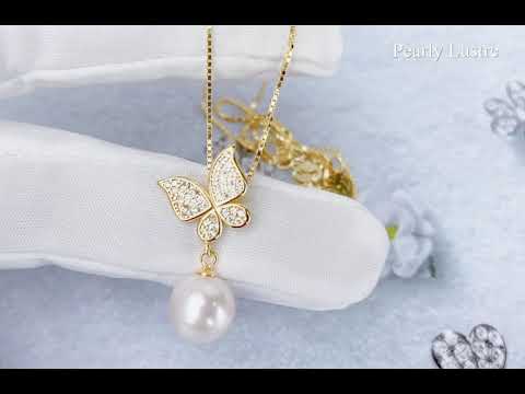 Pearly Lustre Elegant Freshwater Pearl Necklace WN00037 Product Video