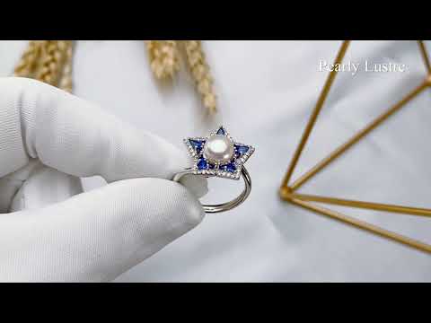 Pearly Lustre Elegant Freshwater Pearl Ring WR00033 Product Video