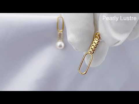 New Yorker orecchini di perle d'acqua dolce WE00163