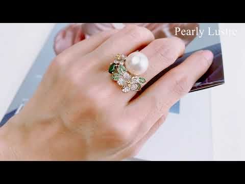 Pearly Lustre Elegant Freshwater Pearl Ring WR00002 Product Video