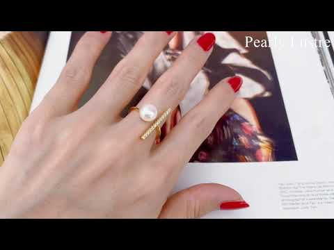 Pearly Lustre New Yorker Freshwater Pearl Ring WR00065 Product Video