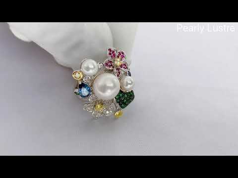 Pearly Lustre Elegant Freshwater Pearl Ring WR00081 Product Video