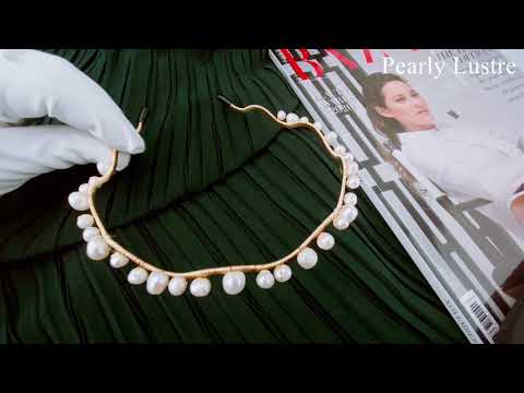 Pearly Lustre Passion for Life Freshwater Pearl Hairware HW00004 Product Video