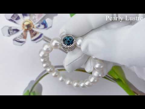 Pearly Lustre Elegant Freshwater Pearl Bracelet WB00039 Product Video