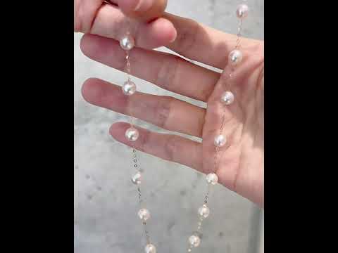 纽约时尚淡水珍珠项链 WN00254