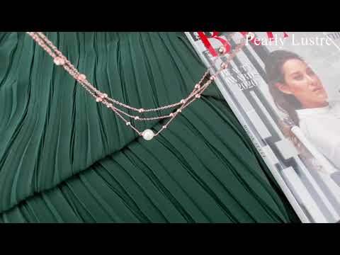 Pearly Lustre New Yorker Freshwater Pearl Necklace WN00138 Product Video