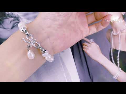 Pearly Lustre Elegant Freshwater Pearl Bracelet WB00004 Product Video