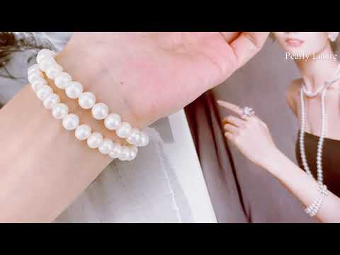 Pearly Lustre Elegant Freshwater Pearl Bracelet WB00006 Product Video