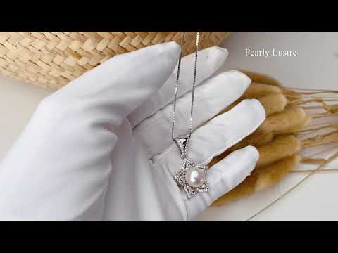 Pearly Lustre Elegant Freshwater Pearl necklace WN00102 Product Video