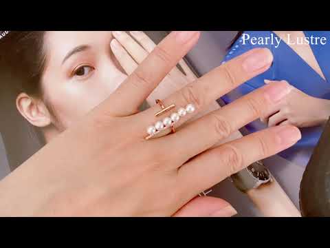 Pearly Lustre New Yorker Freshwater Pearl Ring WR00064 Product Video