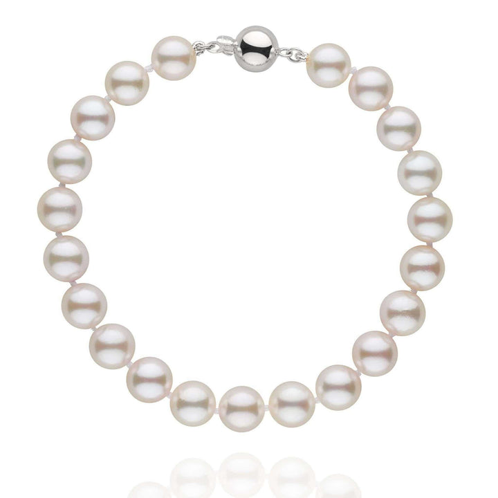 Customization Freshwater Pearl Bracelet Strand WA00012 | Top Quality - PEARLY LUSTRE
