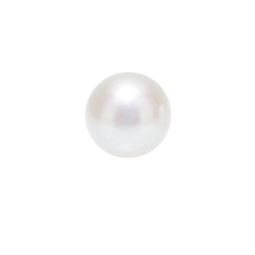 Top Grade Semi Round White Freshwater Pearl WA00013 - PEARLY LUSTRE