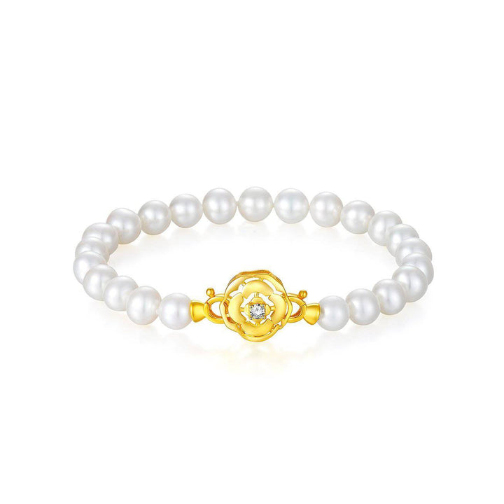 New Yorker Freshwater Pearl Bracelet WB00078 - PEARLY LUSTRE