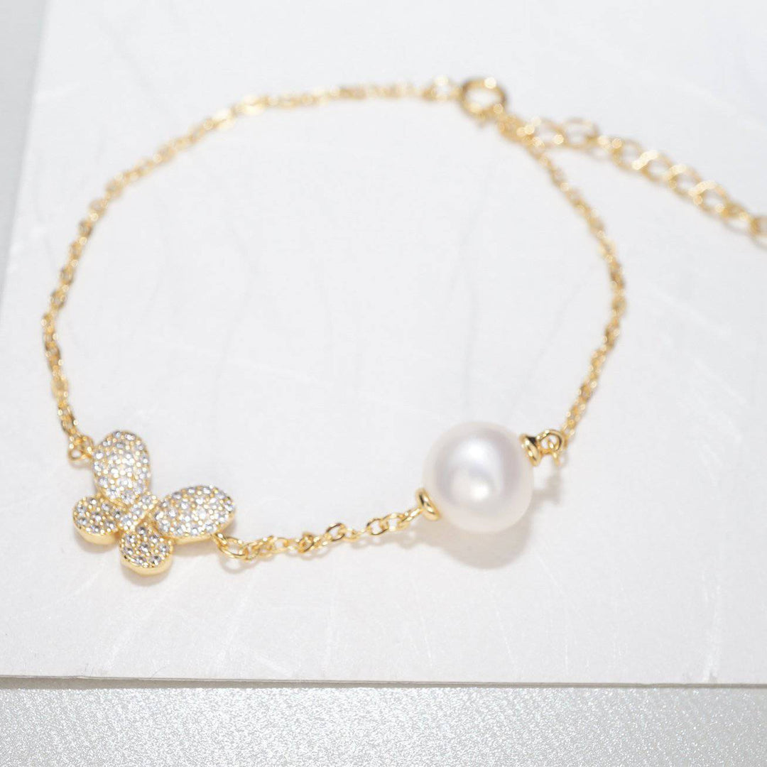 Elegant Freshwater Pearl Bracelet WB00033 | GARDENS - PEARLY LUSTRE
