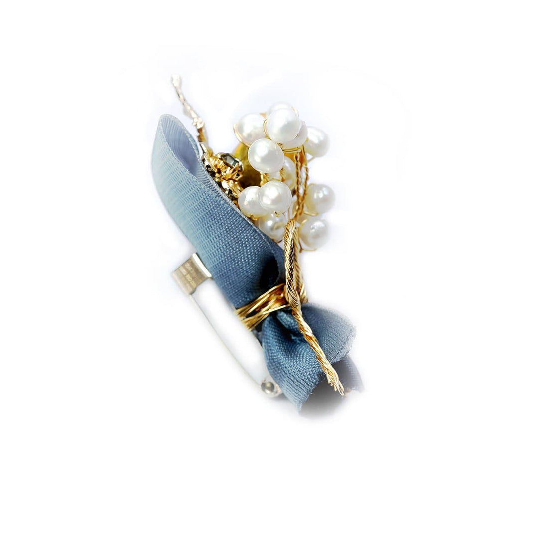 Passion for Life Freshwater Pearl Brooch WC00002 - PEARLY LUSTRE