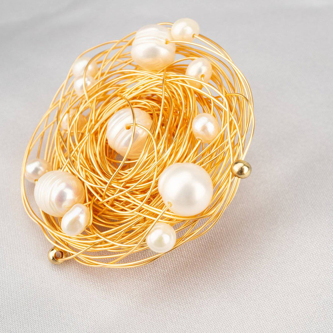 Passion for Life Freshwater Pearl Brooch WC00007 - PEARLY LUSTRE